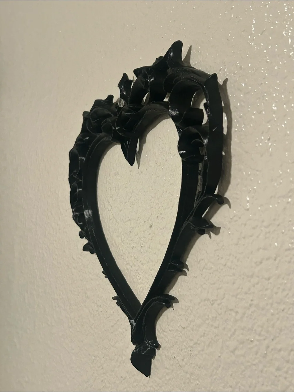 Goth Black Heart Wall hanging/art